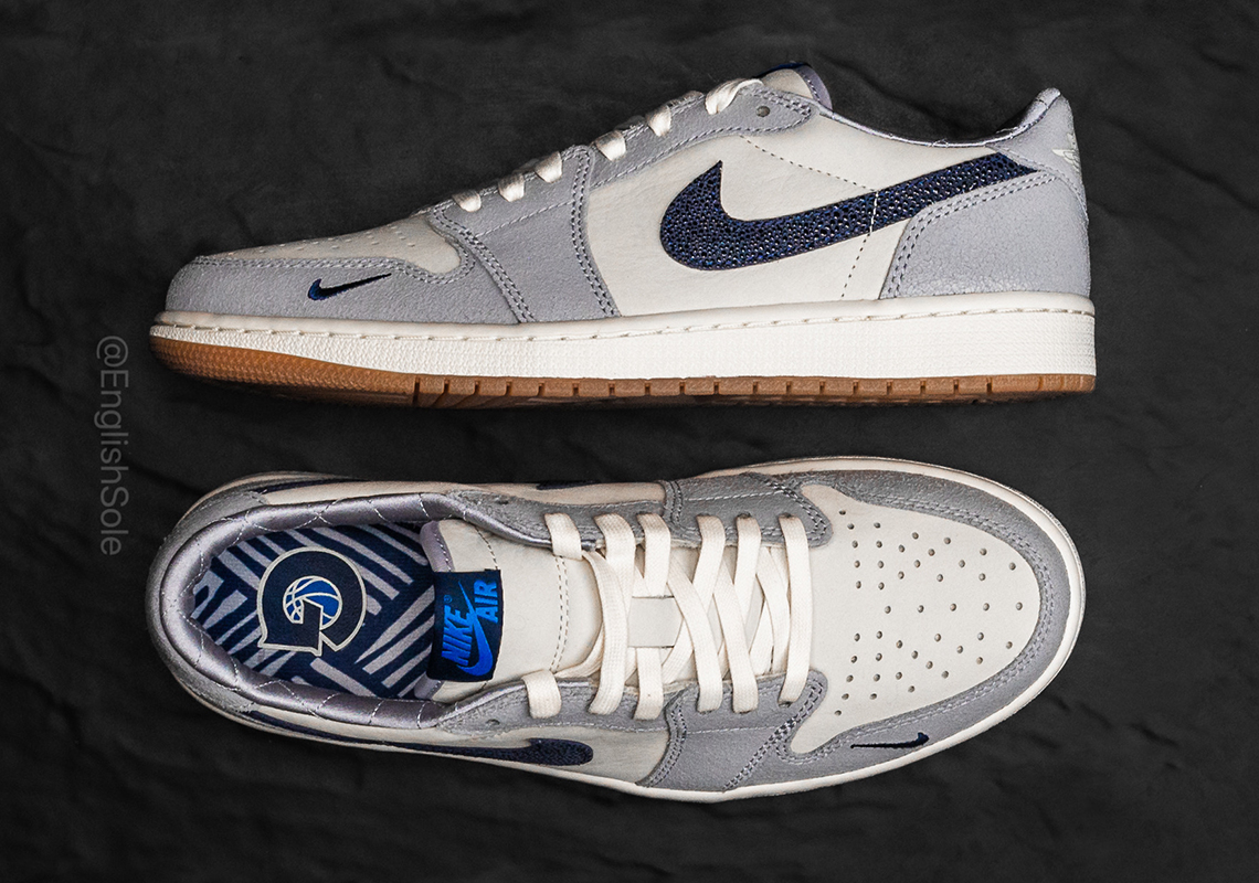 Giày Air Jordan 1 Low OG Georgetown PE được tung ra độc quyền cho sinh viên - Tìm hiểu thêm! - 1