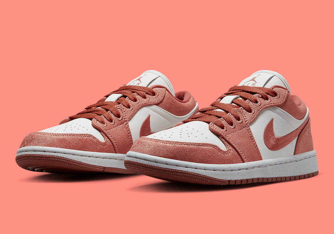 Giày Air Jordan 1 Low SE Peach Canvas ra mắt cho mùa xuân - 1