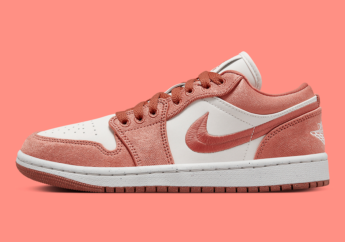 Giày Air Jordan 1 Low SE Peach Canvas ra mắt cho mùa xuân - 2