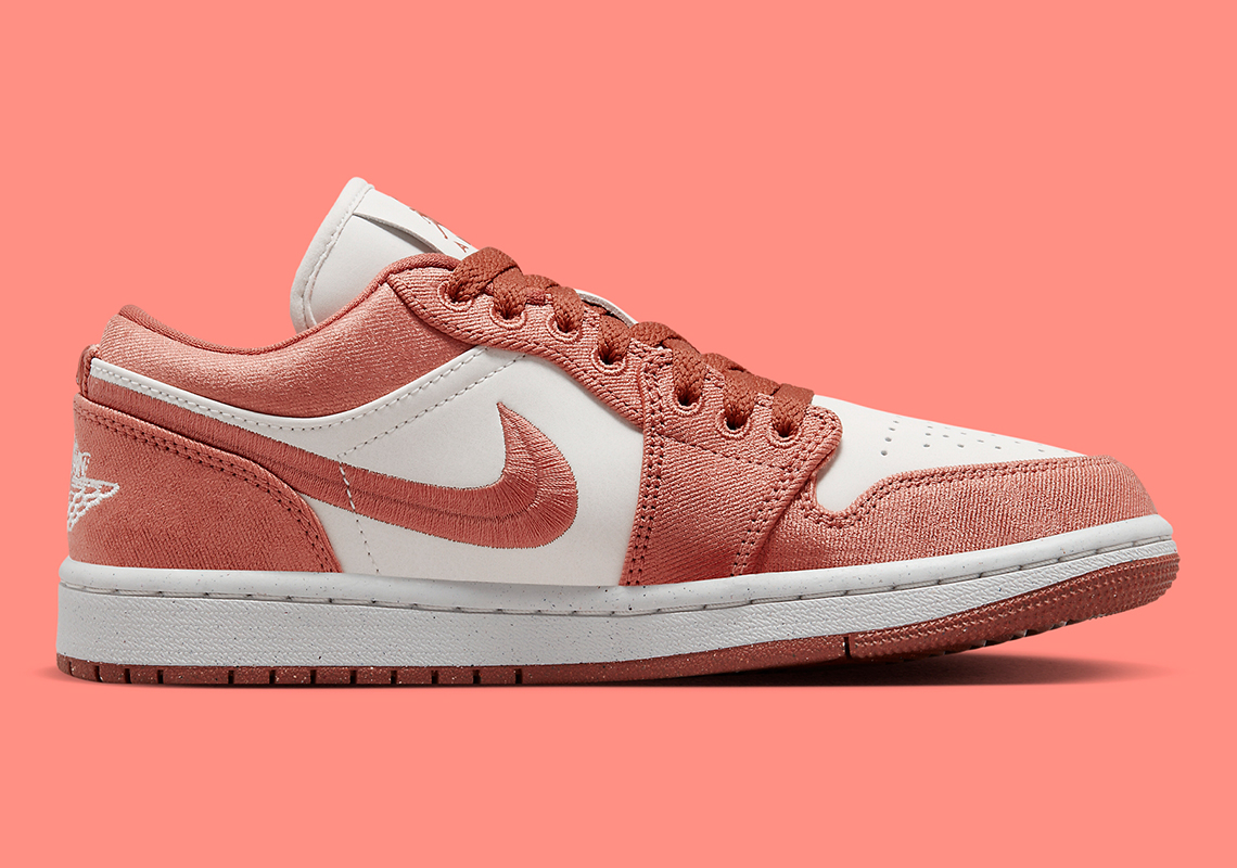 Giày Air Jordan 1 Low SE Peach Canvas ra mắt cho mùa xuân - 3