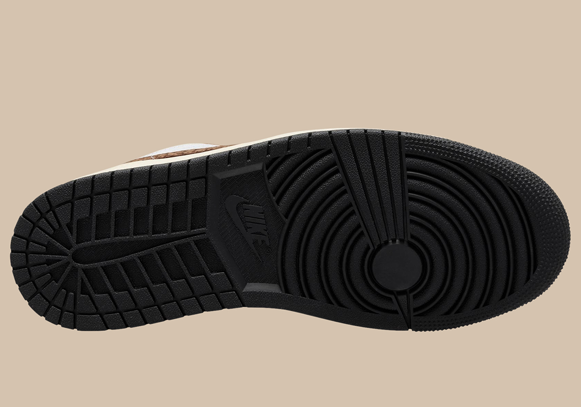 Giày Air Jordan 1 Low SE phiên bản Brown Elephant tái xuất với họa tiết vằn voi - 4