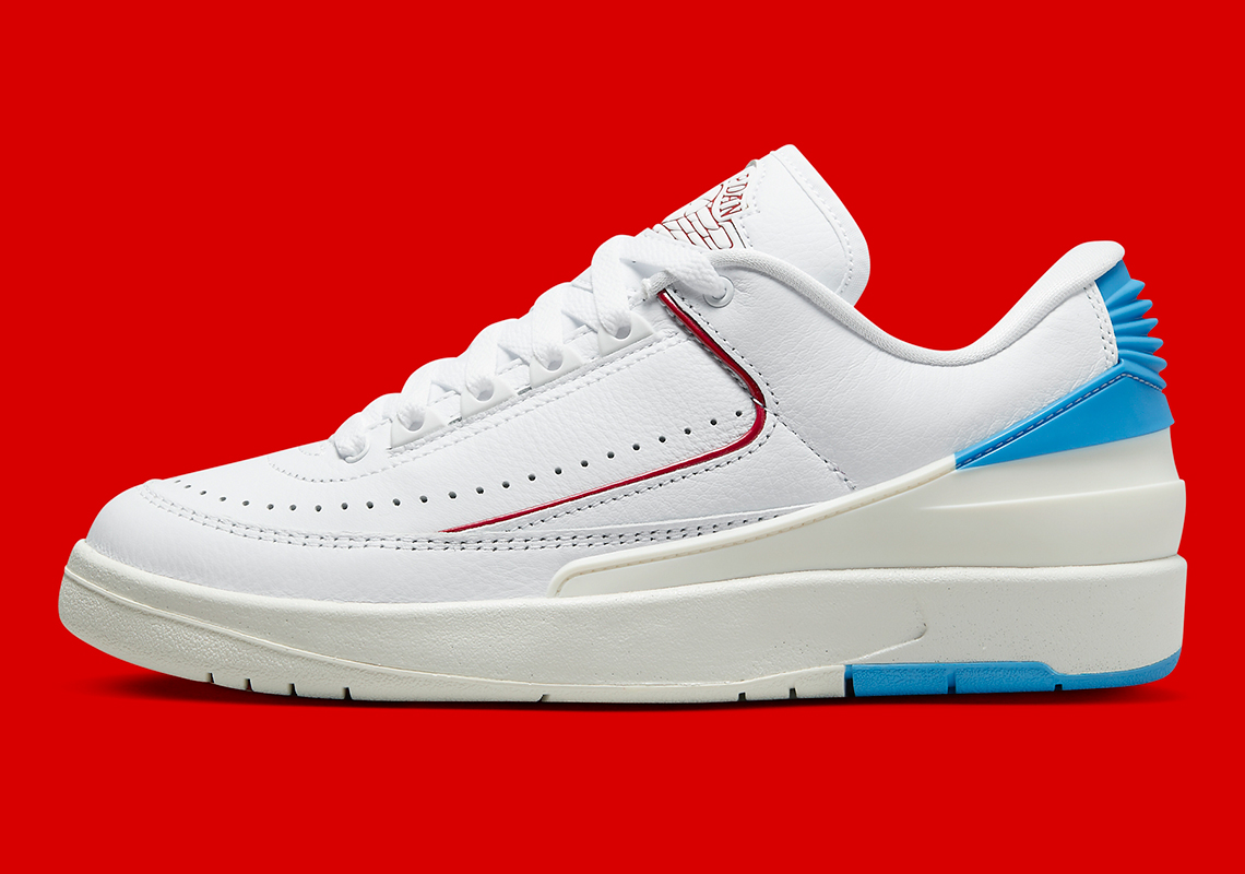 Giày Air Jordan 2 Low UNC To CHI phiên bản nữ ra mắt với hình ảnh chính thức - 1