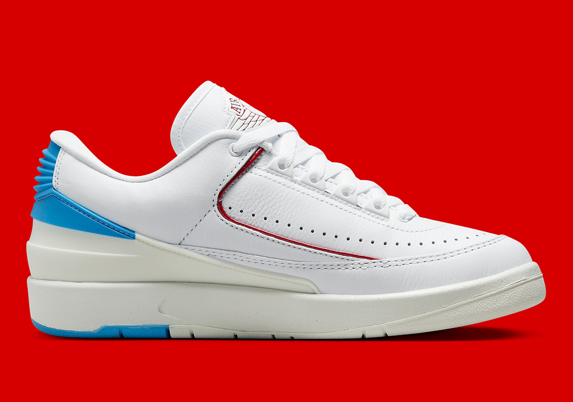 Giày Air Jordan 2 Low UNC To CHI phiên bản nữ ra mắt với hình ảnh chính thức - 3