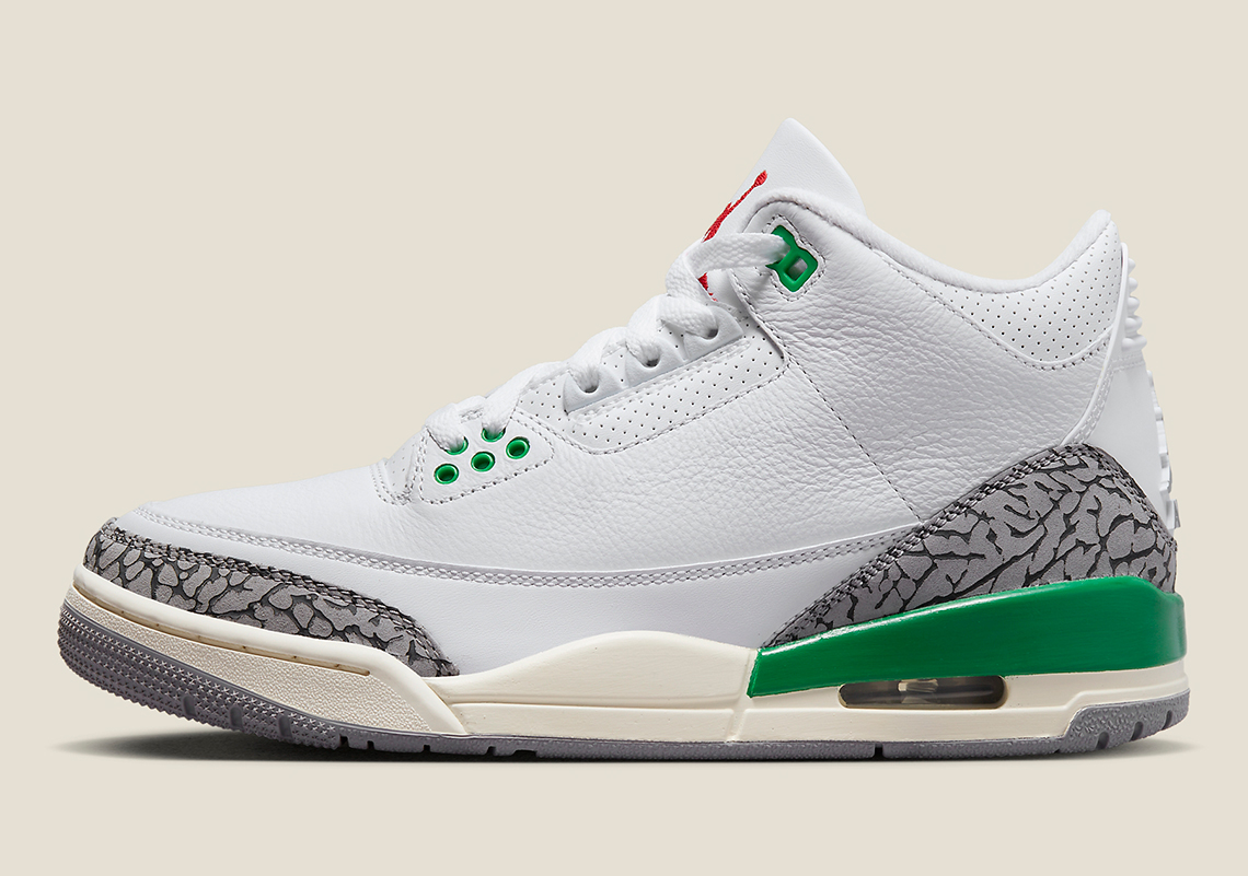 Giày Air Jordan 3 Lucky Green ra mắt phiên bản giới hạn cho phụ nữ. - 2