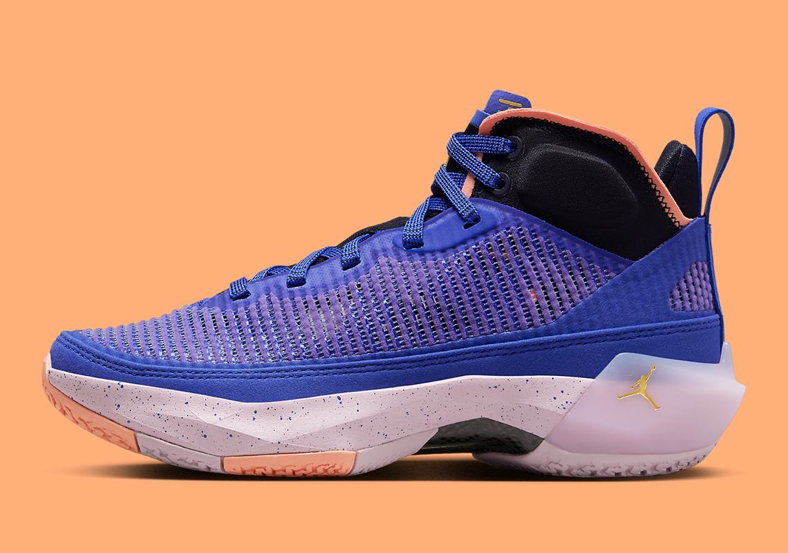 Giày Air Jordan 37 grade school ra mắt với màu sắc Minecraft Lapis - 2