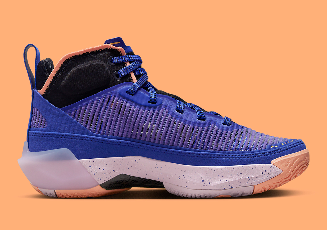 Giày Air Jordan 37 grade school ra mắt với màu sắc Minecraft Lapis - 3