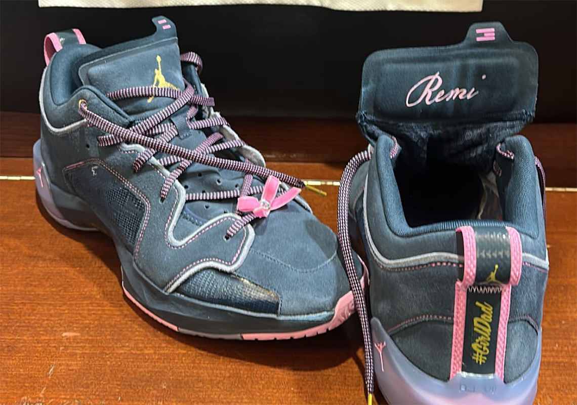 Giày Air Jordan 37 Low "Girl Dad PE" của Obi Toppin: Sự tôn vinh của một người cha trong bóng rổ NBA.