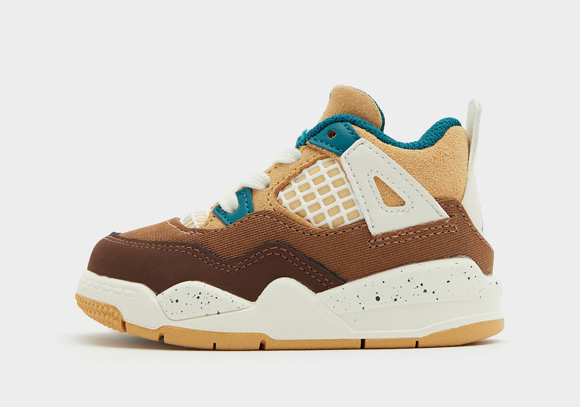 Giày Air Jordan 4 Tonal Brown Tới Tay Các Bé - 2