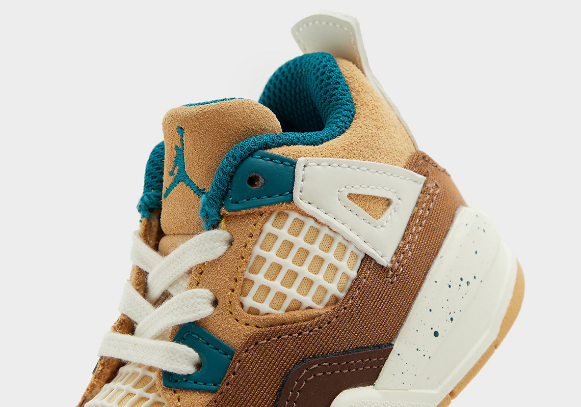 Giày Air Jordan 4 Tonal Brown Tới Tay Các Bé - 6