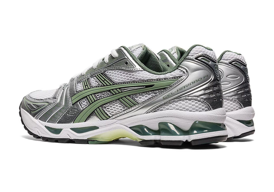 Giày ASICS GEL-Kayano 14 được JJJJound phê duyệt với màu xanh lá cây nhẹ nhàng - 1