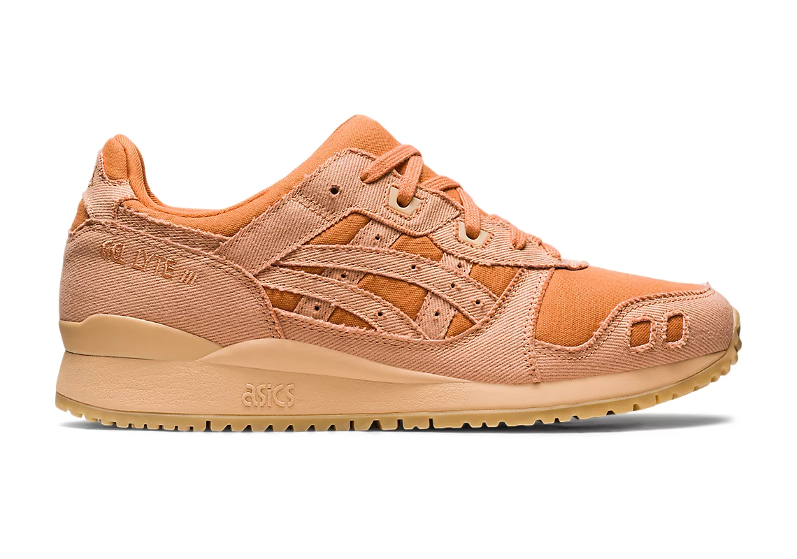 Giày ASICS GEL-LYTE III Rooibos - màu nâu trà - từ bộ sưu tập Ocha Zome - 3