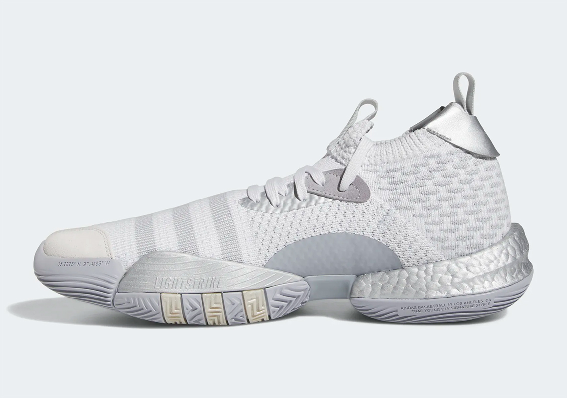 Giày bóng rổ adidas Trae Young 2 ra mắt bản màu mới Halo Silver - 4