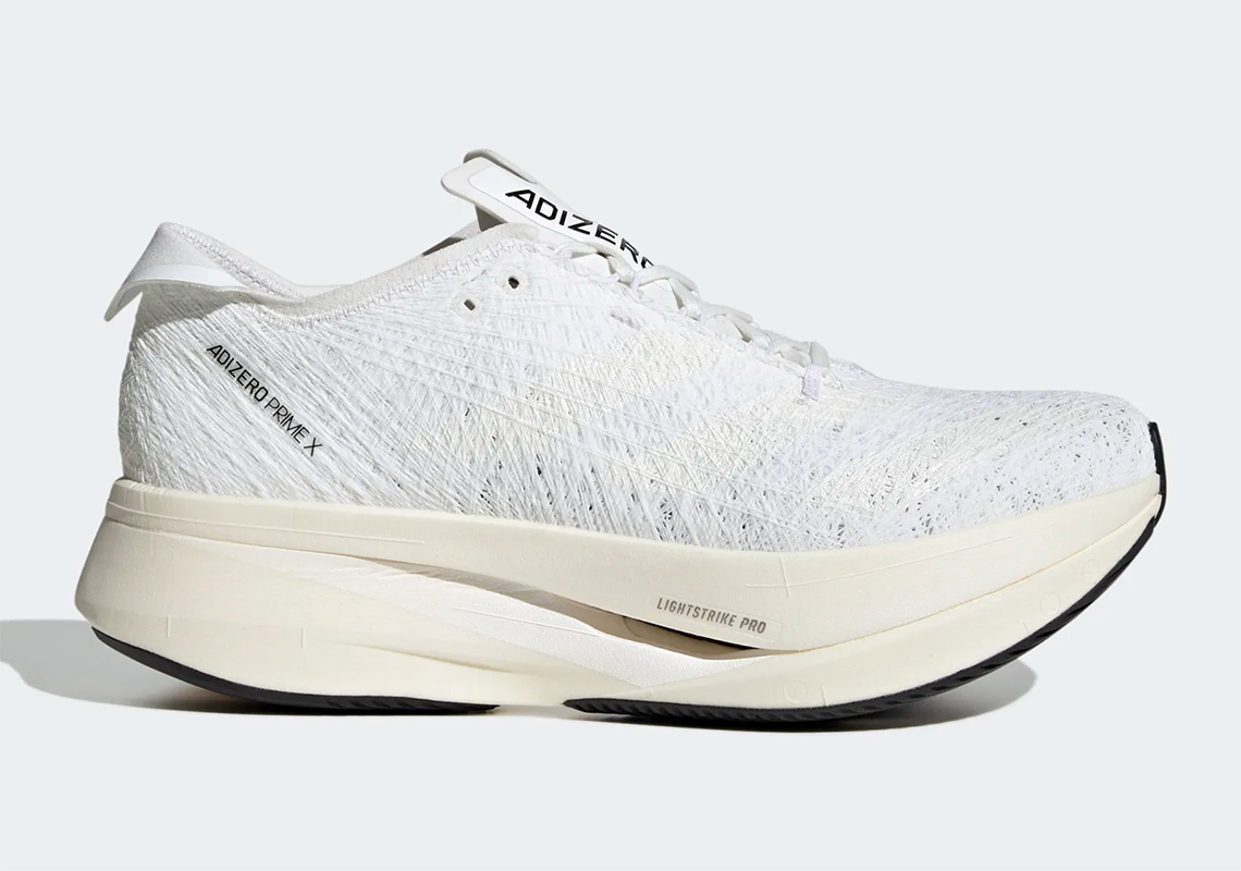 Giày chạy bộ adidas Adizero Prime X Strung Cloud White - Giới thiệu mới nhất - 2