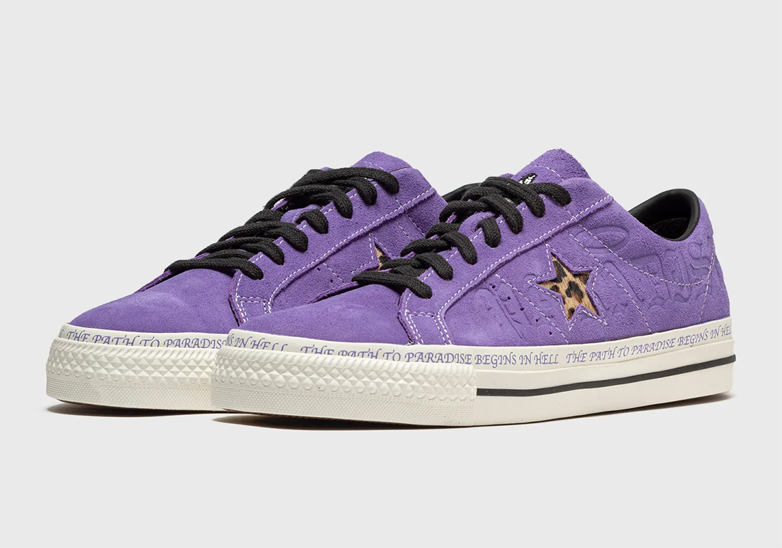 Giày Converse One Star Pro phiên bản Wild Lilac do Sean Pablo thiết kế - 2