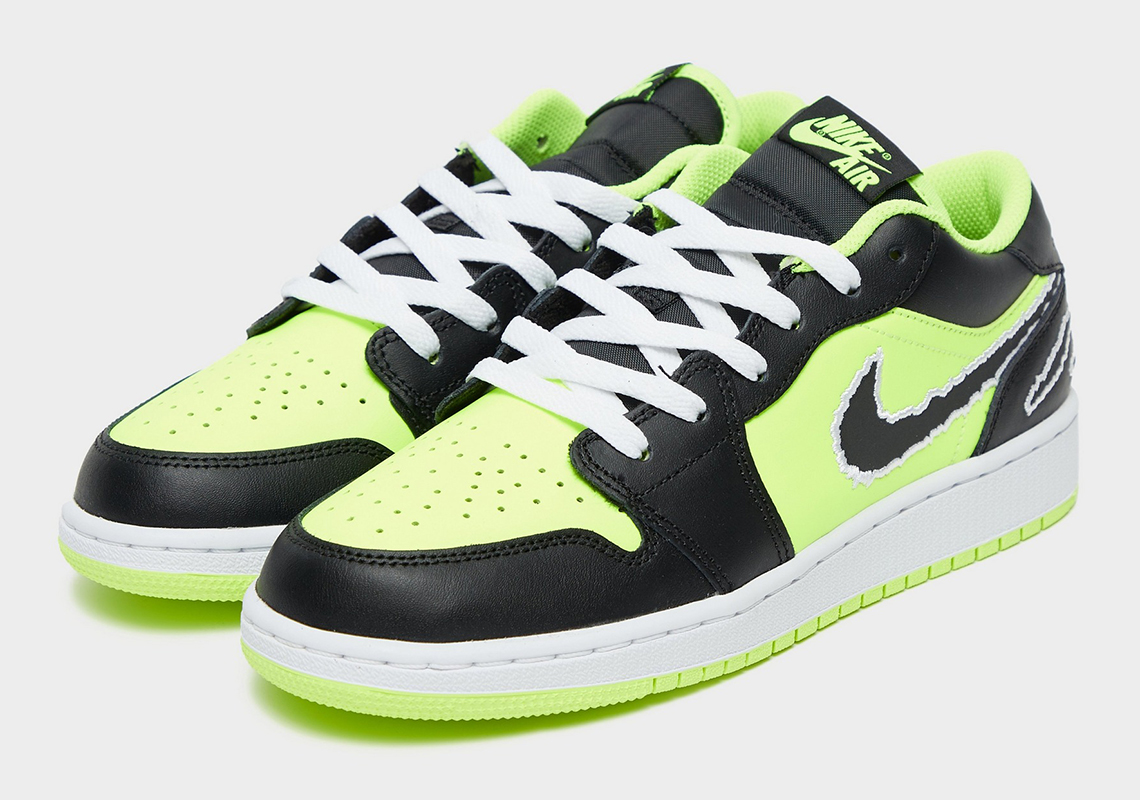 Giày Jordan 1 Low dành cho trẻ em kế thừa biệt danh Black Cat của MJ - 2