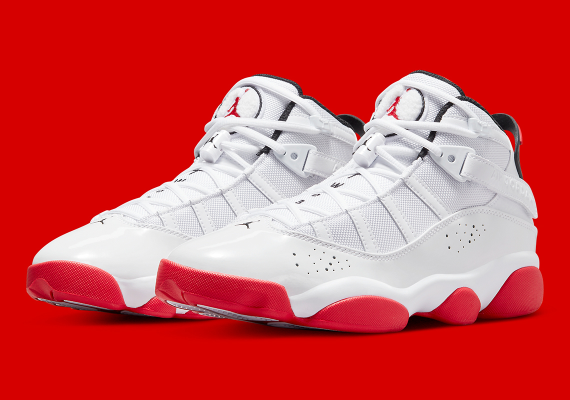Giày Jordan 6 Rings White/University Red: Sự tôn vinh cho đội Chicago Bulls - 2