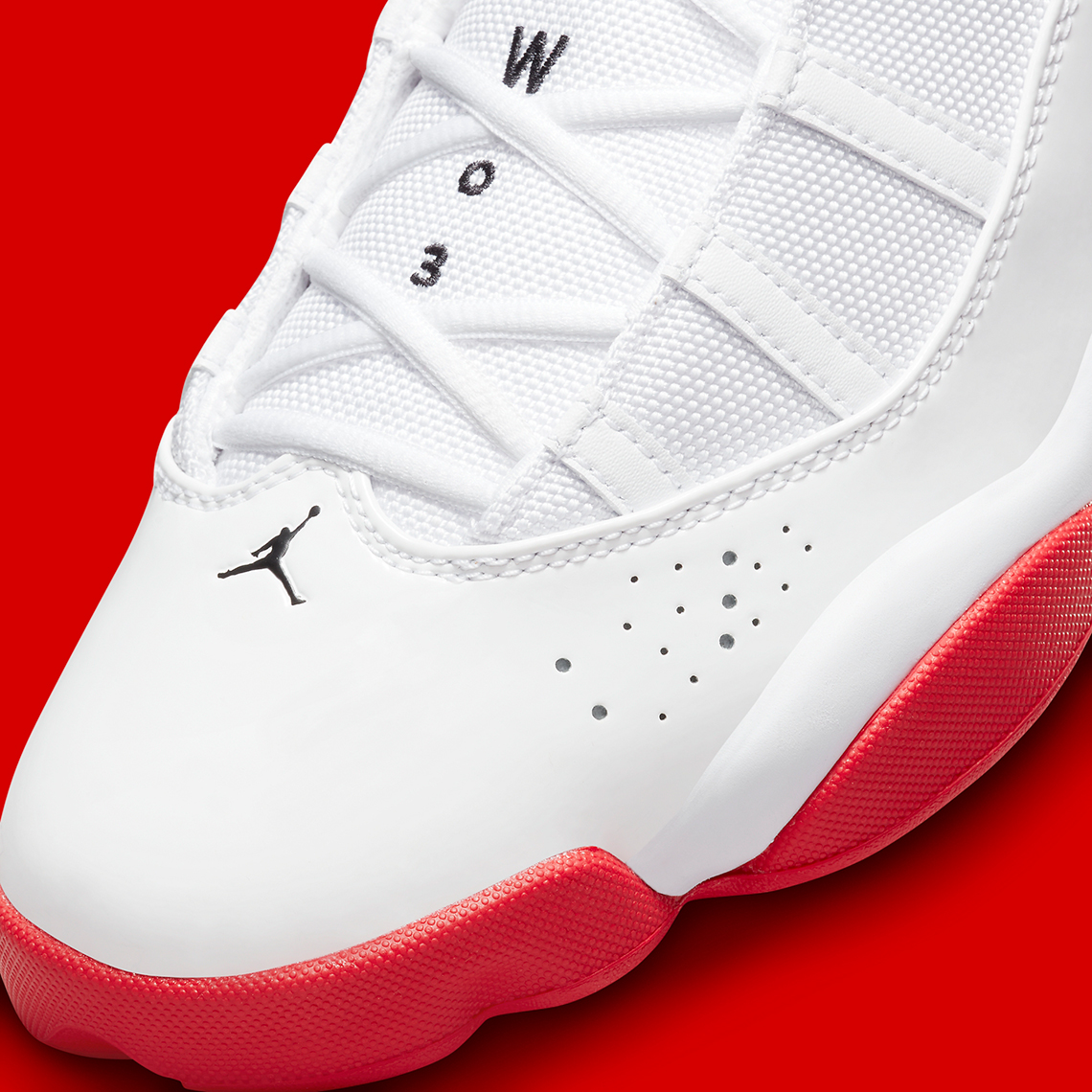 Giày Jordan 6 Rings White/University Red: Sự tôn vinh cho đội Chicago Bulls - 7