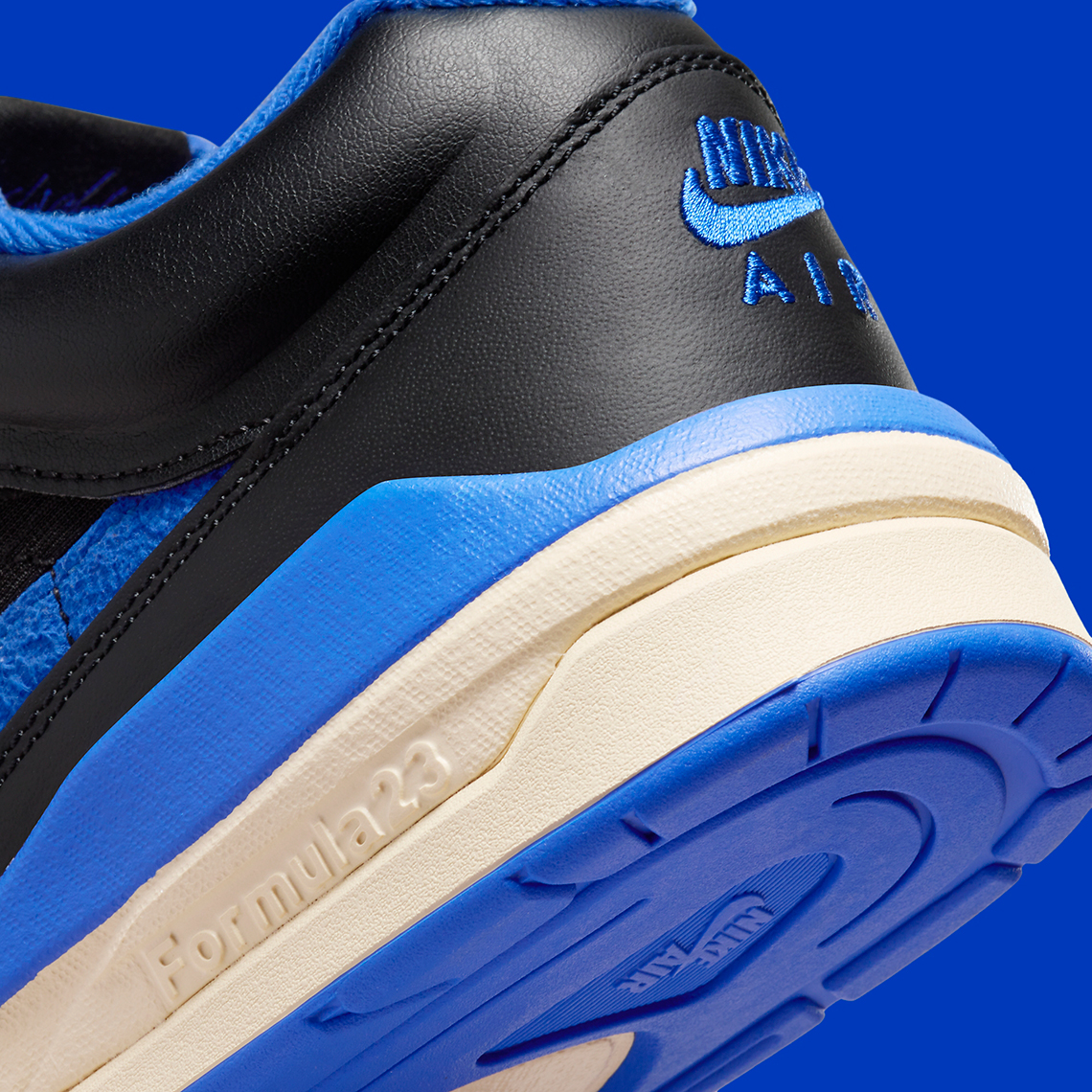 Giày Jordan Stadium 90 màu đen bừng sáng với gam màu xanh lam Royal - 7