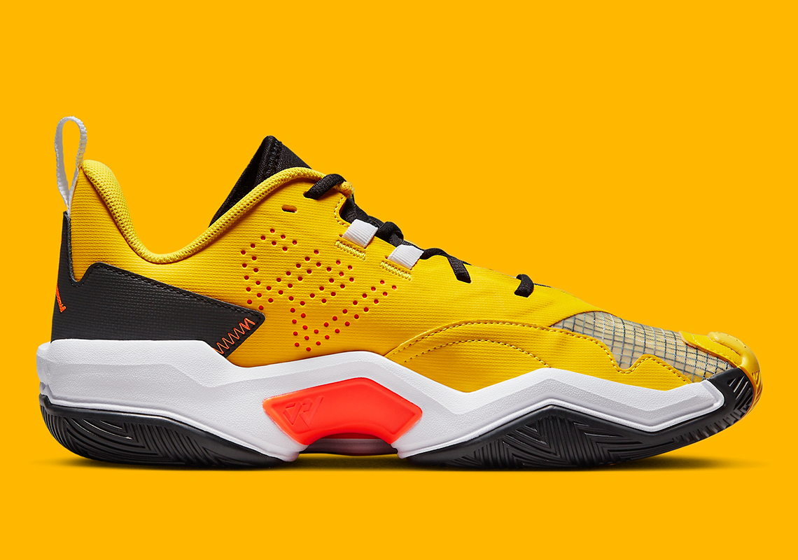 Giày Jordan Westbrook One Take 4 'Tour Yellow': Sắc vàng tươi sáng trên mẫu giày chất lượng từ Jumpman - 3