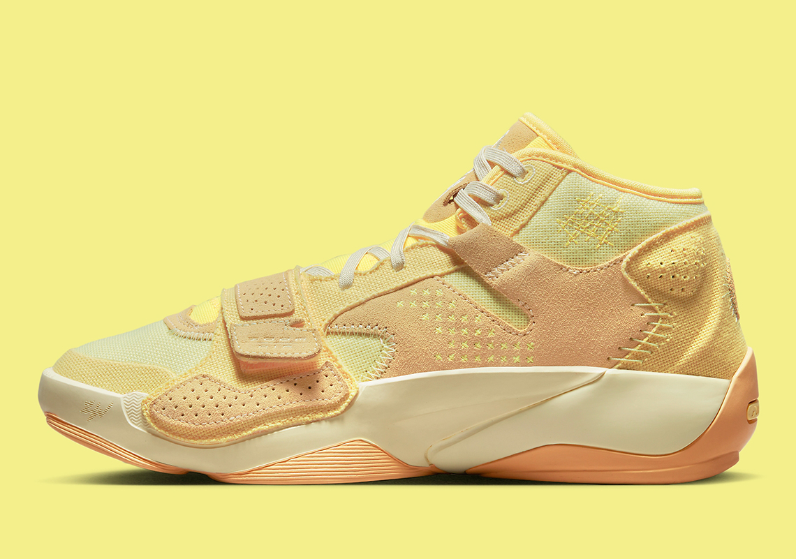 Giày Jordan Zion 2 sắp đến mùa hè với màu Celestial Gold - 2