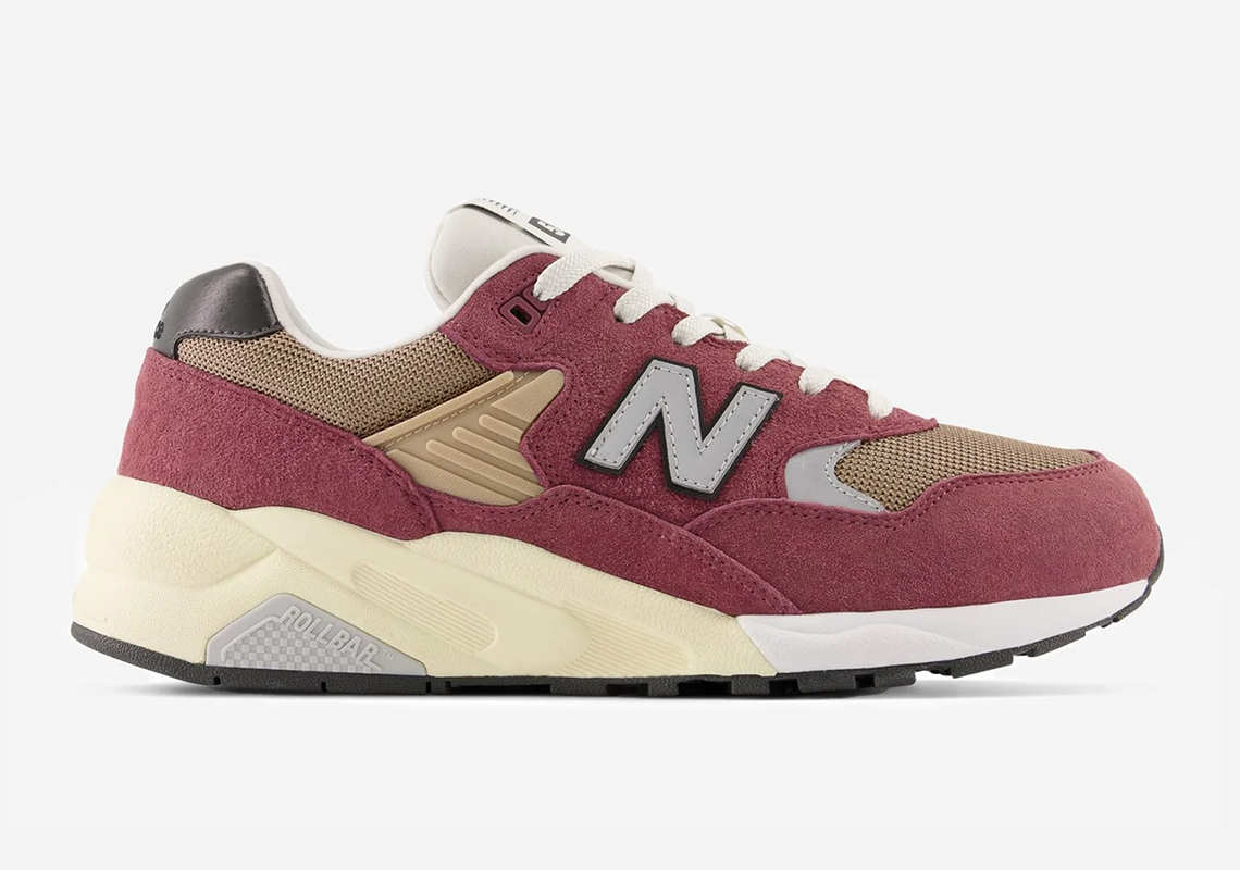 Giày New Balance 580 Burgundy ra mắt bộ sưu tập mới - 3