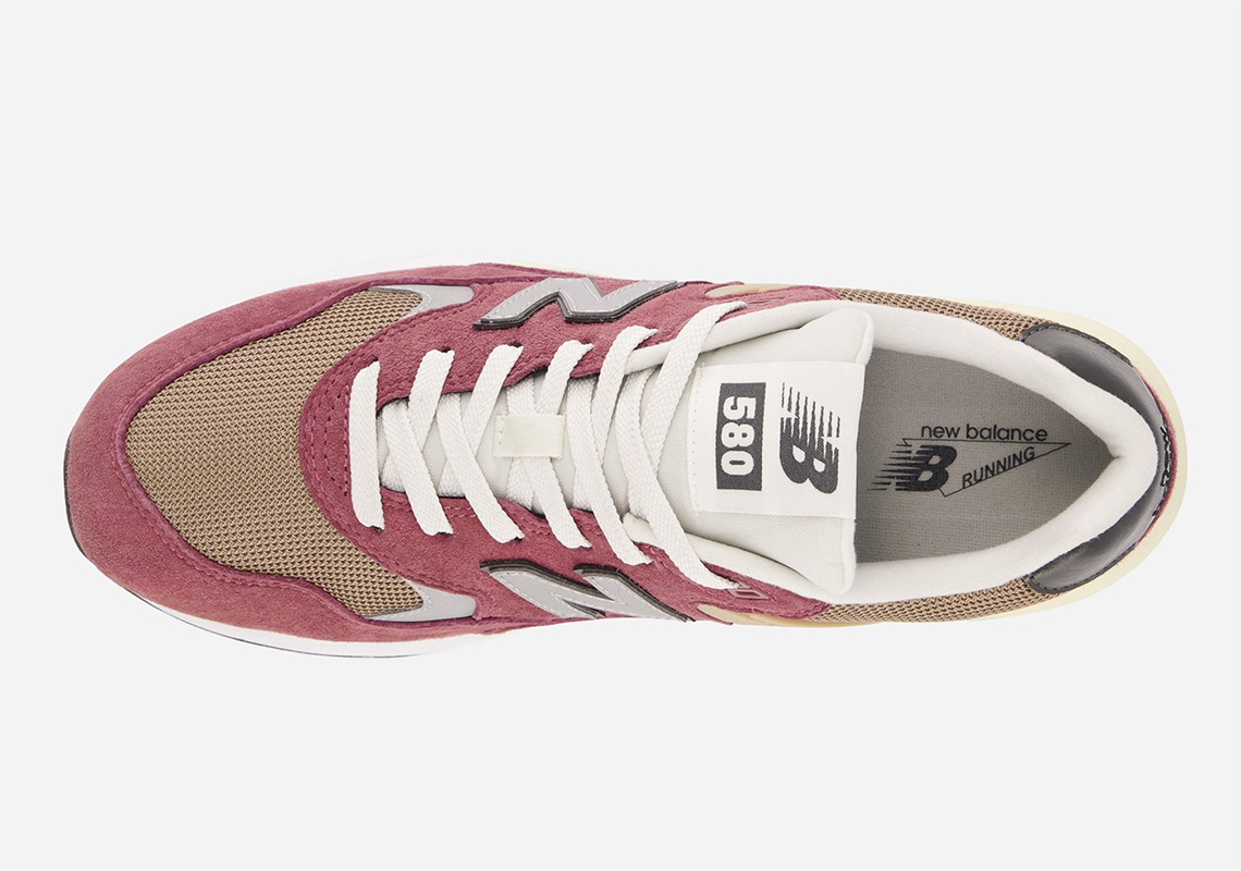 Giày New Balance 580 Burgundy ra mắt bộ sưu tập mới - 4