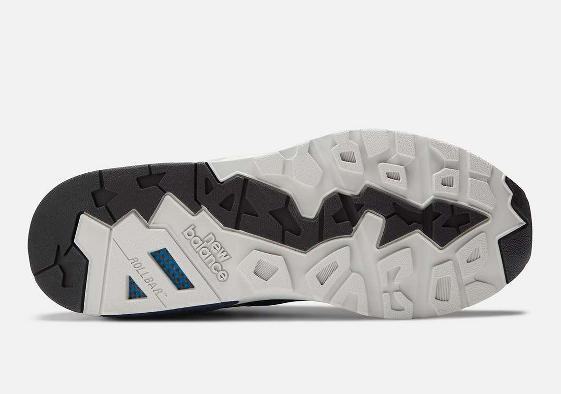 Giày New Balance 580 Màu Xám và Xanh Navy Sang Trọng - 7