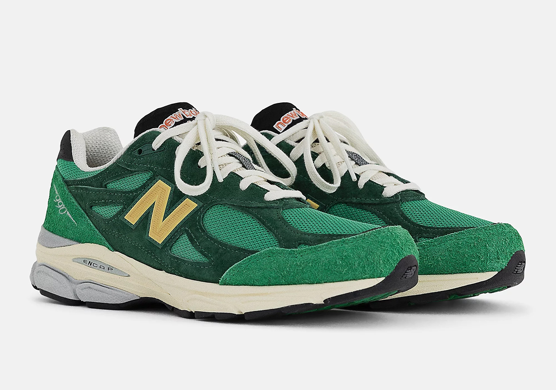 Giày New Balance 990v3 Green/Yellow Thể Thao Mới Ra Mắt Sản Xuất Tại Mỹ vào Tháng 3 - 1