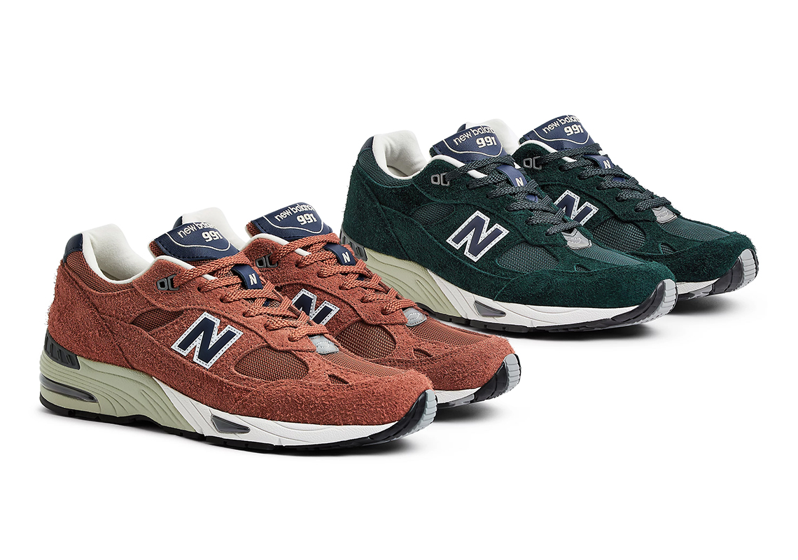 Giày New Balance 991 với hai gam màu mới Bruschetta và Ponderosa Pine ra mắt. - 1