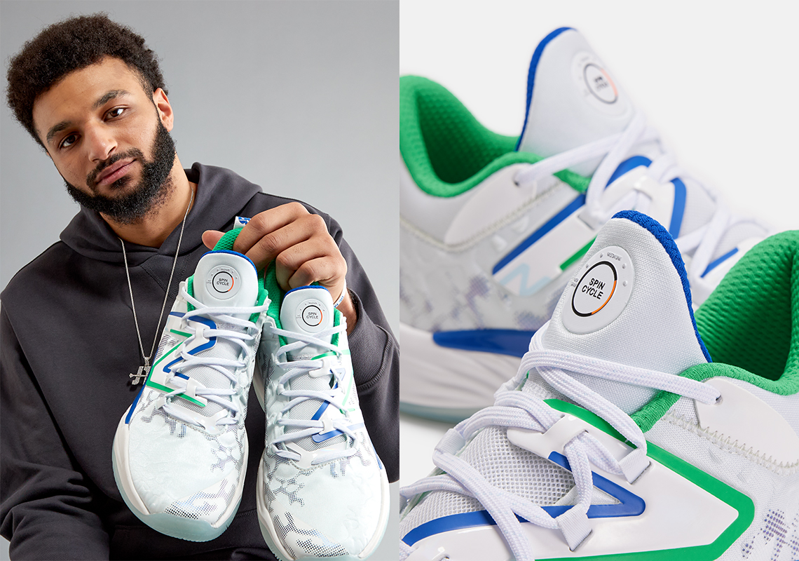 Giày New Balance TWO WXY V3 Spin Cycle phiên bản của Jamal Murray trước trận đấu thứ 2. - 1