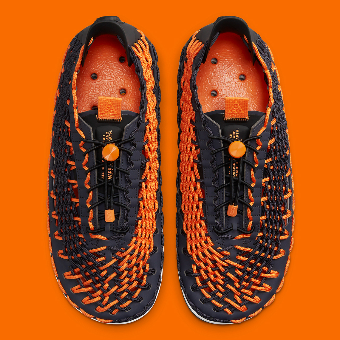 Giày Nike ACG Watercat+ mới nhất với màu đen/cam - 4