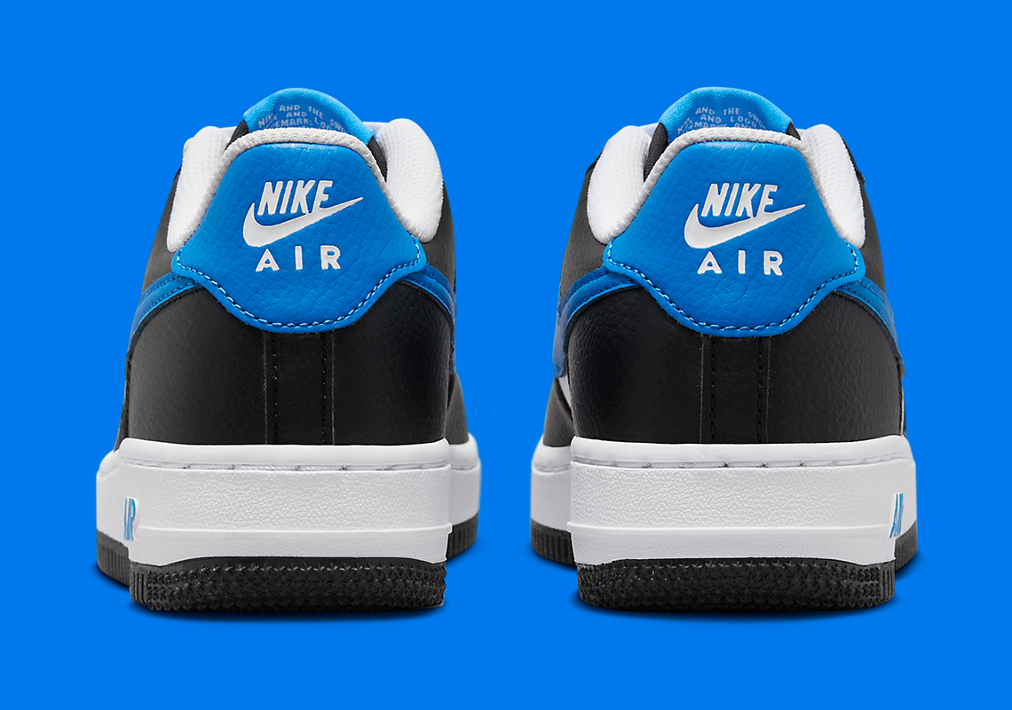 Giày Nike Air Force 1 Low dành cho trẻ em với gam màu xanh lam hoàng gia - 4