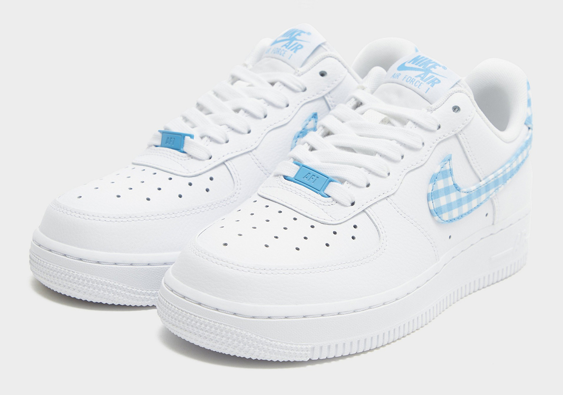 Giày Nike Air Force 1 Low Gingham Plaid/University Blue ra mắt bộ sưu tập mới. - 1