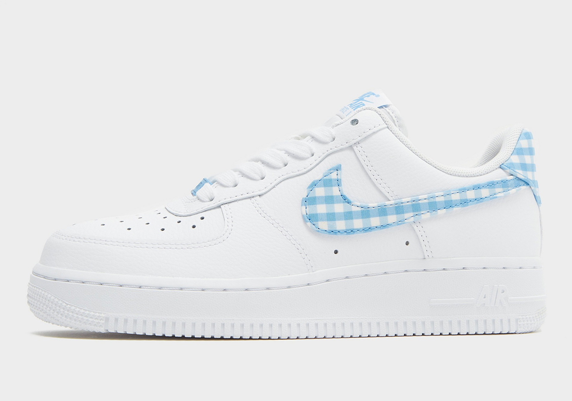 Giày Nike Air Force 1 Low Gingham Plaid/University Blue ra mắt bộ sưu tập mới. - 2