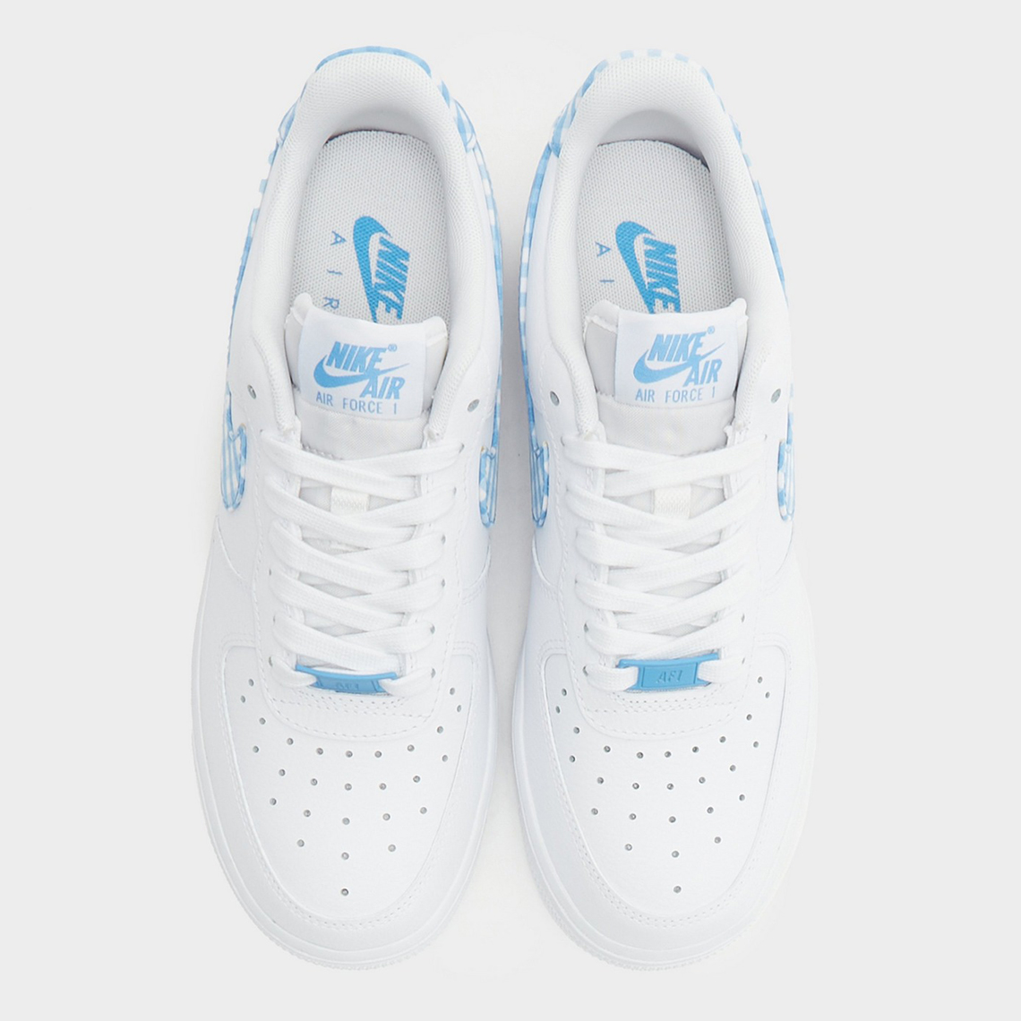 Giày Nike Air Force 1 Low Gingham Plaid/University Blue ra mắt bộ sưu tập mới. - 6