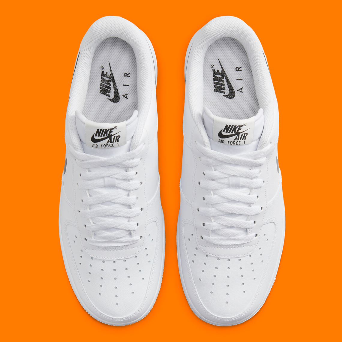 Giày Nike Air Force 1 Low Multi-Swoosh Trắng/Cam: Thiết kế mới với bốn Swooshes. - 6