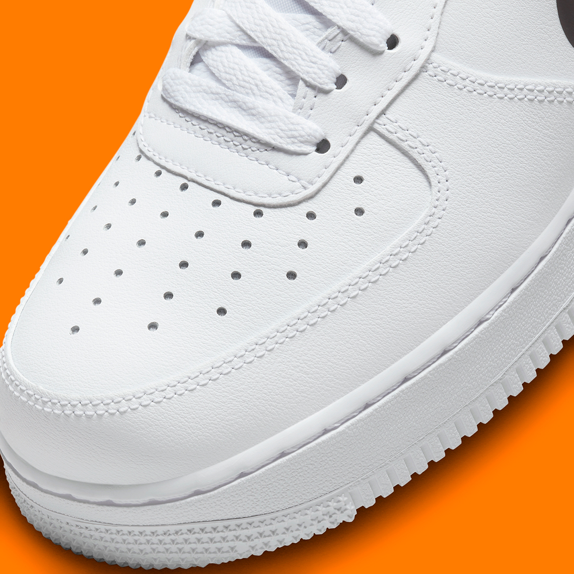 Giày Nike Air Force 1 Low Multi-Swoosh Trắng/Cam: Thiết kế mới với bốn Swooshes. - 8