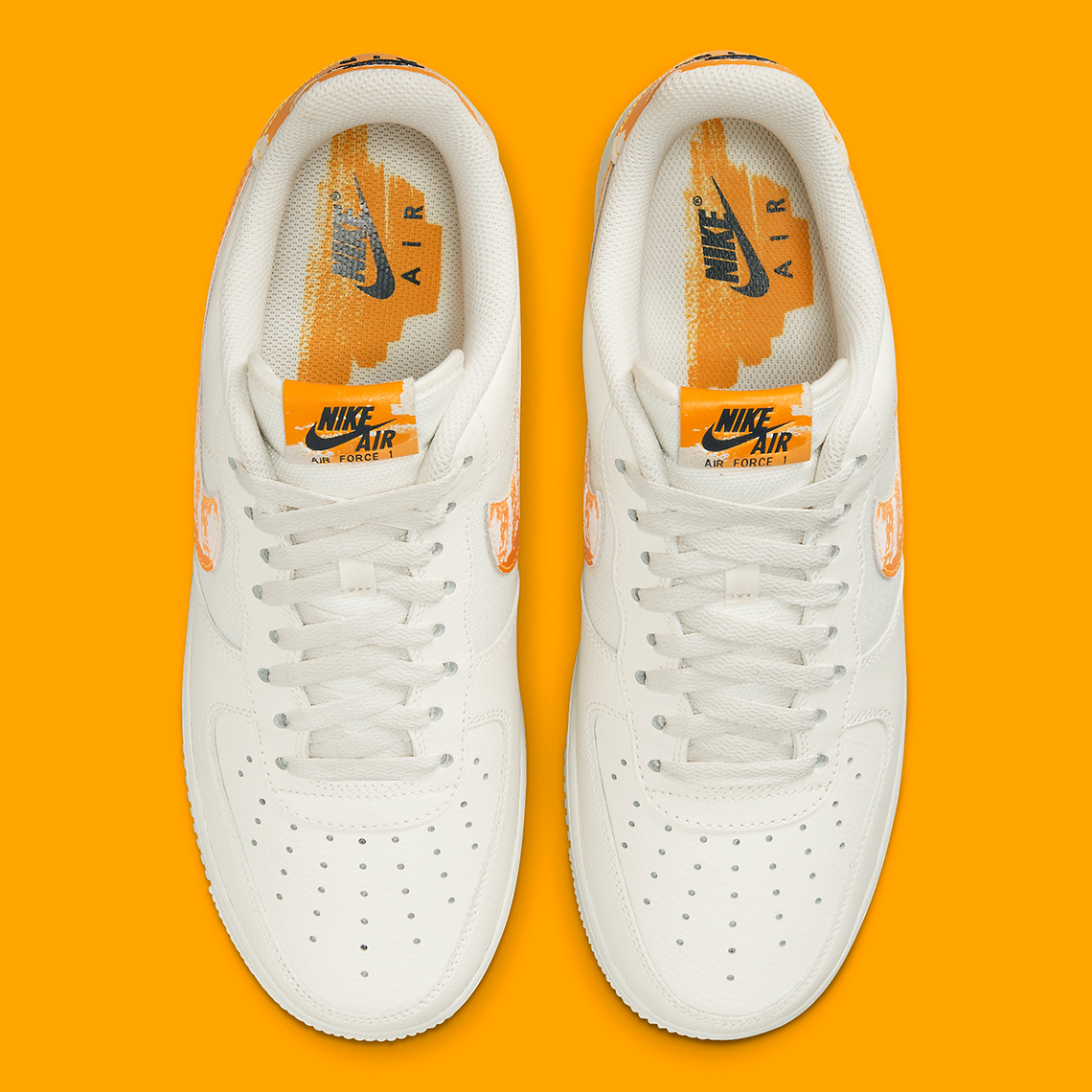 Giày Nike Air Force 1 Low Off White và Orange với những đường nét táo bạo - 4