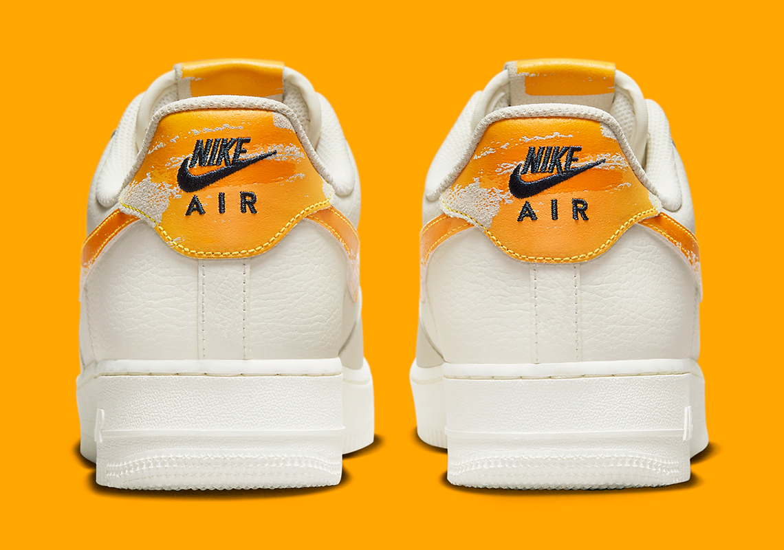 Giày Nike Air Force 1 Low Off White và Orange với những đường nét táo bạo - 5