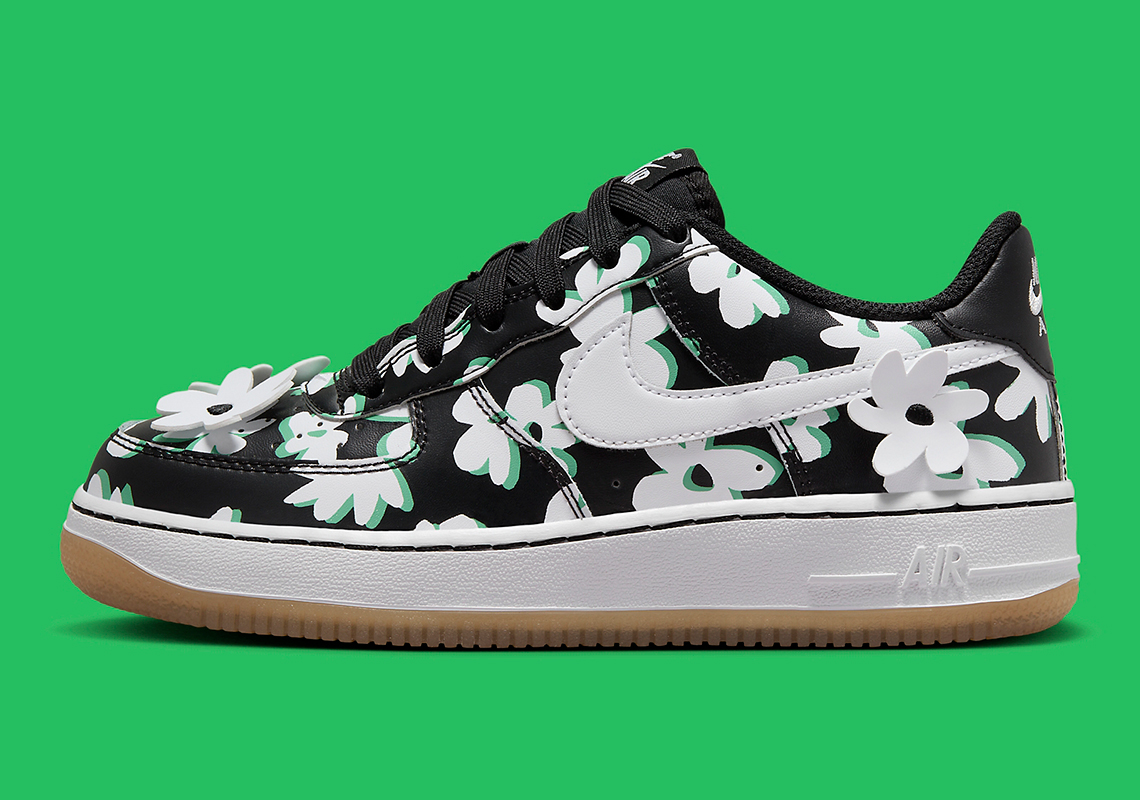 Giày Nike Air Force 1 Low Phiên Bản Trẻ Em: Họa Tiết Hoa Làm Say Đắm - 3