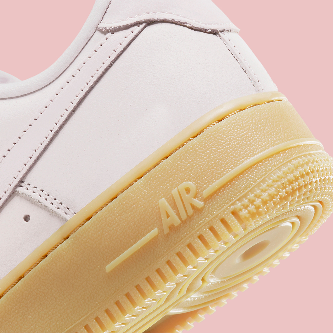 Giày Nike Air Force 1 Màu Hồng Nhạt Và Đế Gum - 7