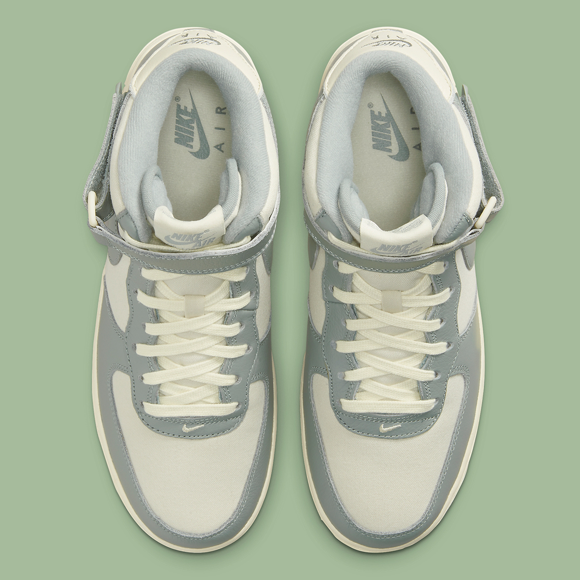 Giày Nike Air Force 1 Mid Coconut Milk Kết Hợp Với Canvas Tooling - 6