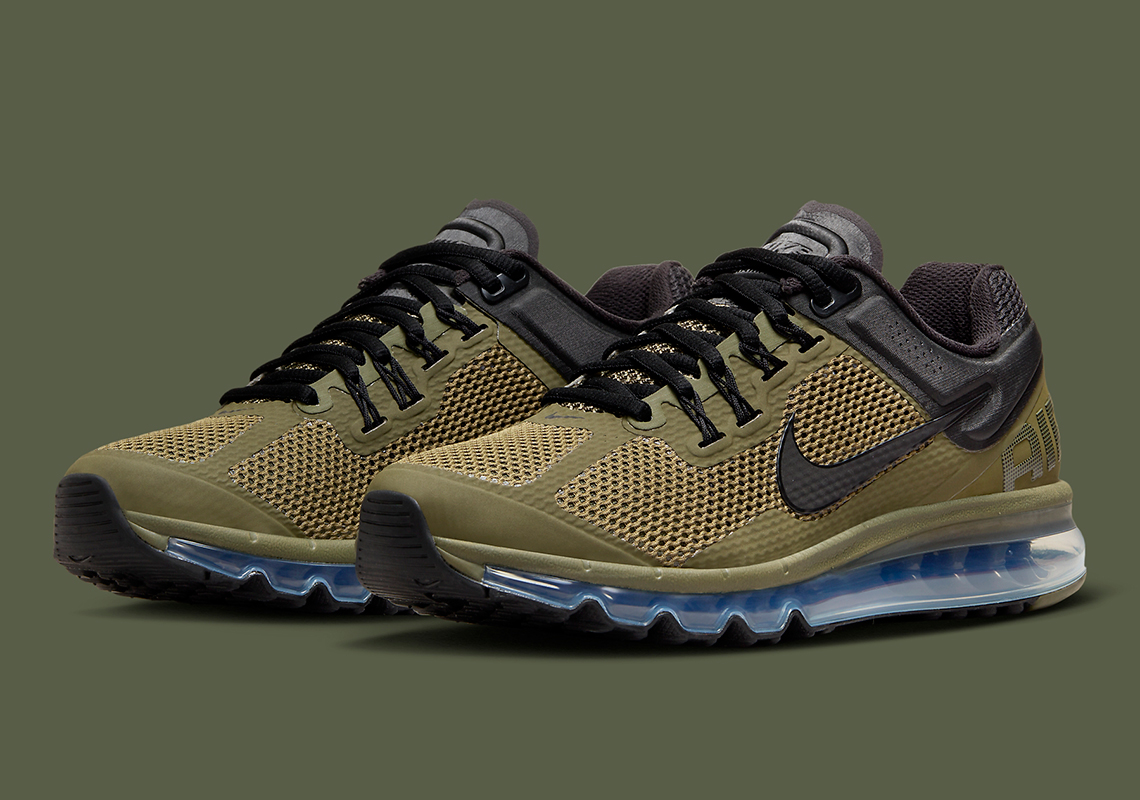 Giày Nike Air Max 2013 'Olive/Black' - Thời Trang Mới Cho Mùa Thu - 1