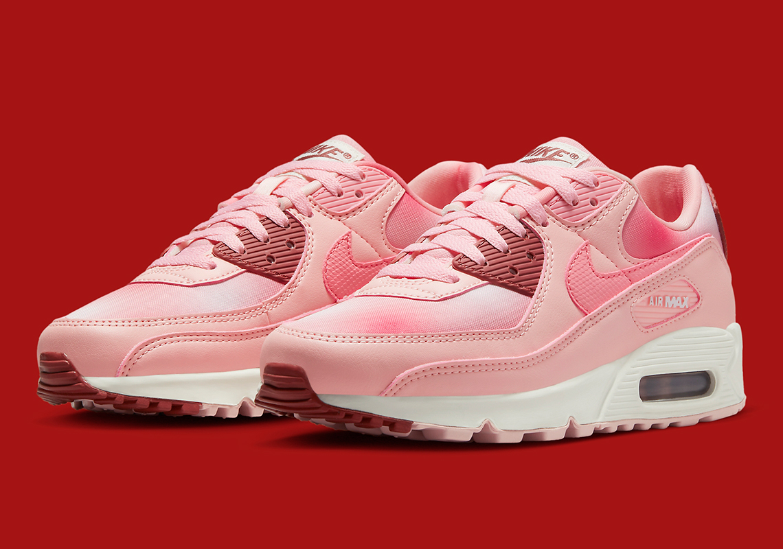 Giày Nike Air Max 90 được sơn màu Pink Blush - 2