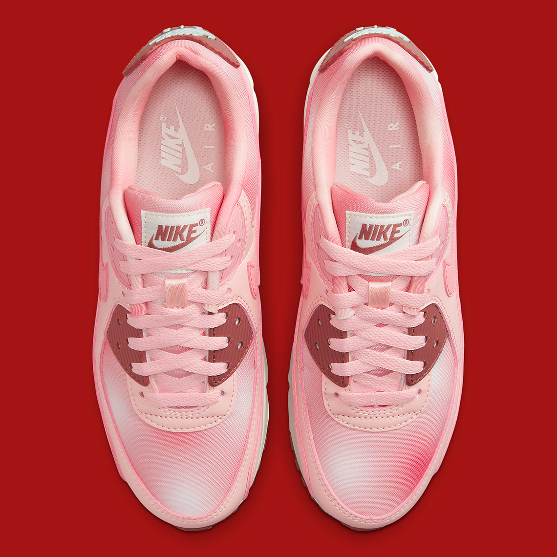 Giày Nike Air Max 90 được sơn màu Pink Blush - 6