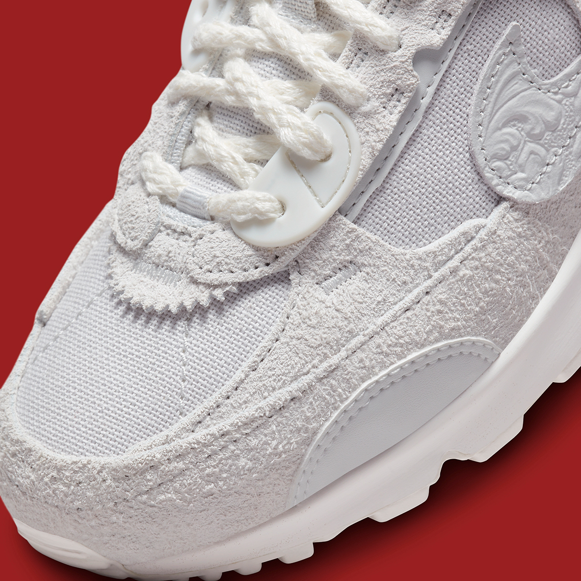 Giày Nike Air Max 90 Futura phiên bản mới với đặc trưng về chất liệu và họa tiết. - 8