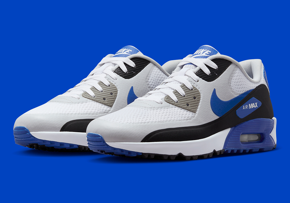 Giày Nike Air Max 90 Golf White/Black/Photon Dust/Game Royal mới ra mắt - 1