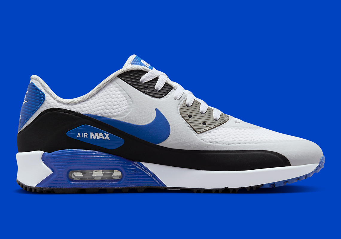 Giày Nike Air Max 90 Golf White/Black/Photon Dust/Game Royal mới ra mắt - 3