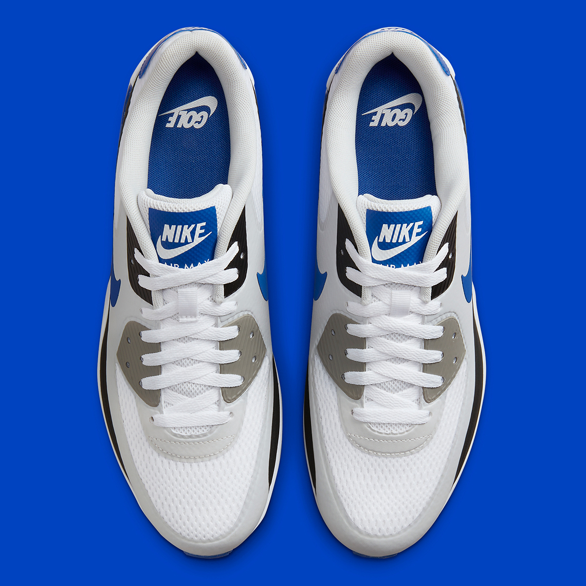 Giày Nike Air Max 90 Golf White/Black/Photon Dust/Game Royal mới ra mắt - 4