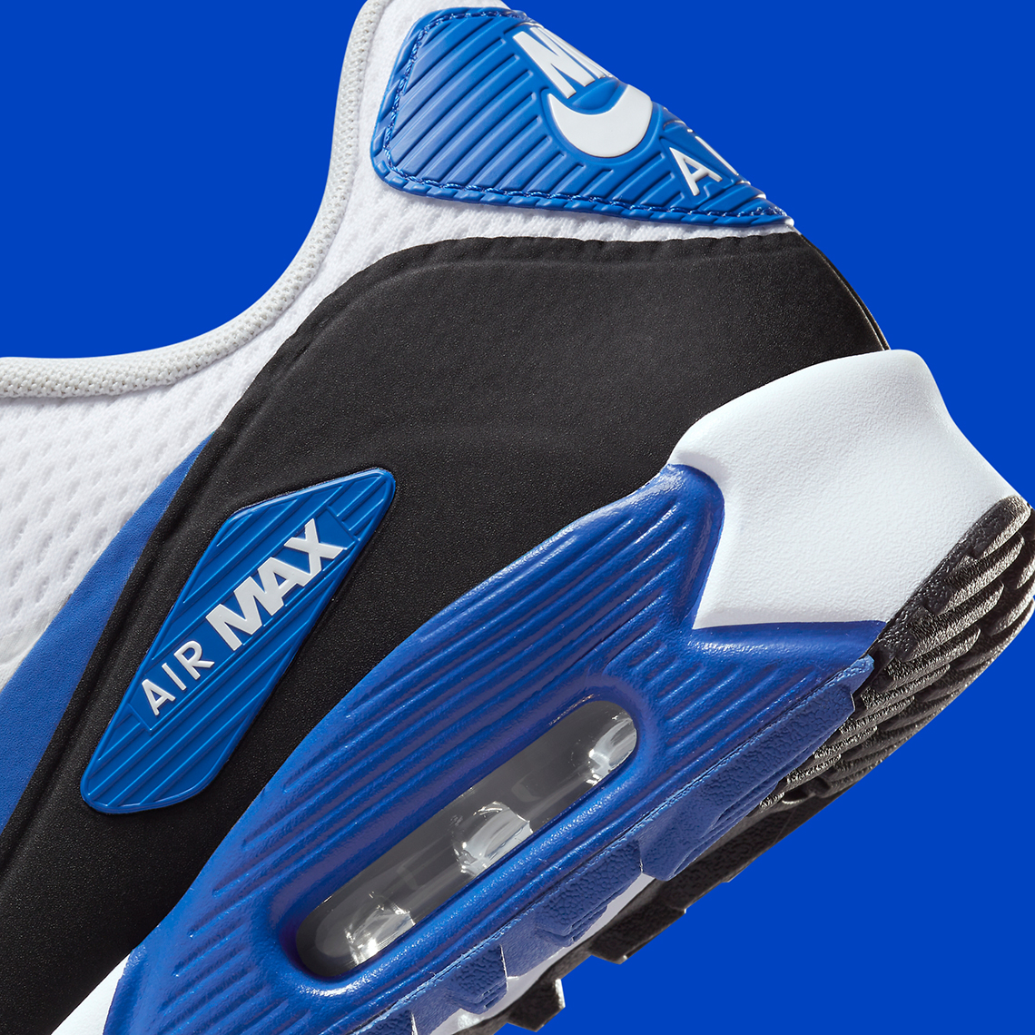 Giày Nike Air Max 90 Golf White/Black/Photon Dust/Game Royal mới ra mắt - 8
